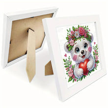 Load image into Gallery viewer, Diamond Painting - Partial Special Shaped - White Bear (18*18CM)
