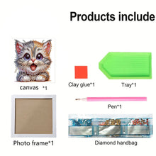 Load image into Gallery viewer, Diamond Painting - Partial Special Shaped - Happy Cat (18*18CM)
