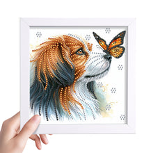 Load image into Gallery viewer, Diamond Painting - Partial Special Shaped - Puppy (18*18CM)
