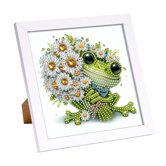 Diamond Painting - Partial Special Shaped - Frog (18*18CM)