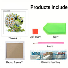 Load image into Gallery viewer, Diamond Painting - Partial Special Shaped - Frog (18*18CM)
