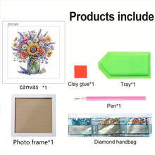 Load image into Gallery viewer, Diamond Painting - Partial Special Shaped - Bouquet (18*18CM)
