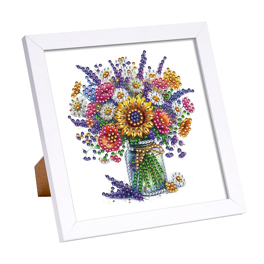 Diamond Painting - Partial Special Shaped - Bouquet (18*18CM)