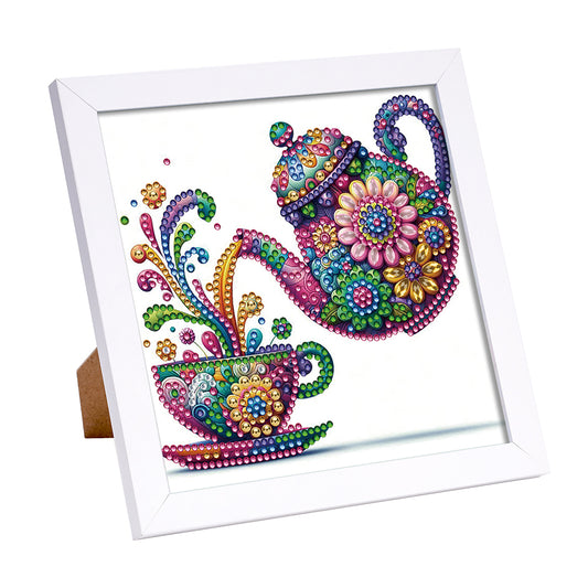 Diamond Painting - Partial Special Shaped - Mandala Teapot (18*18CM)