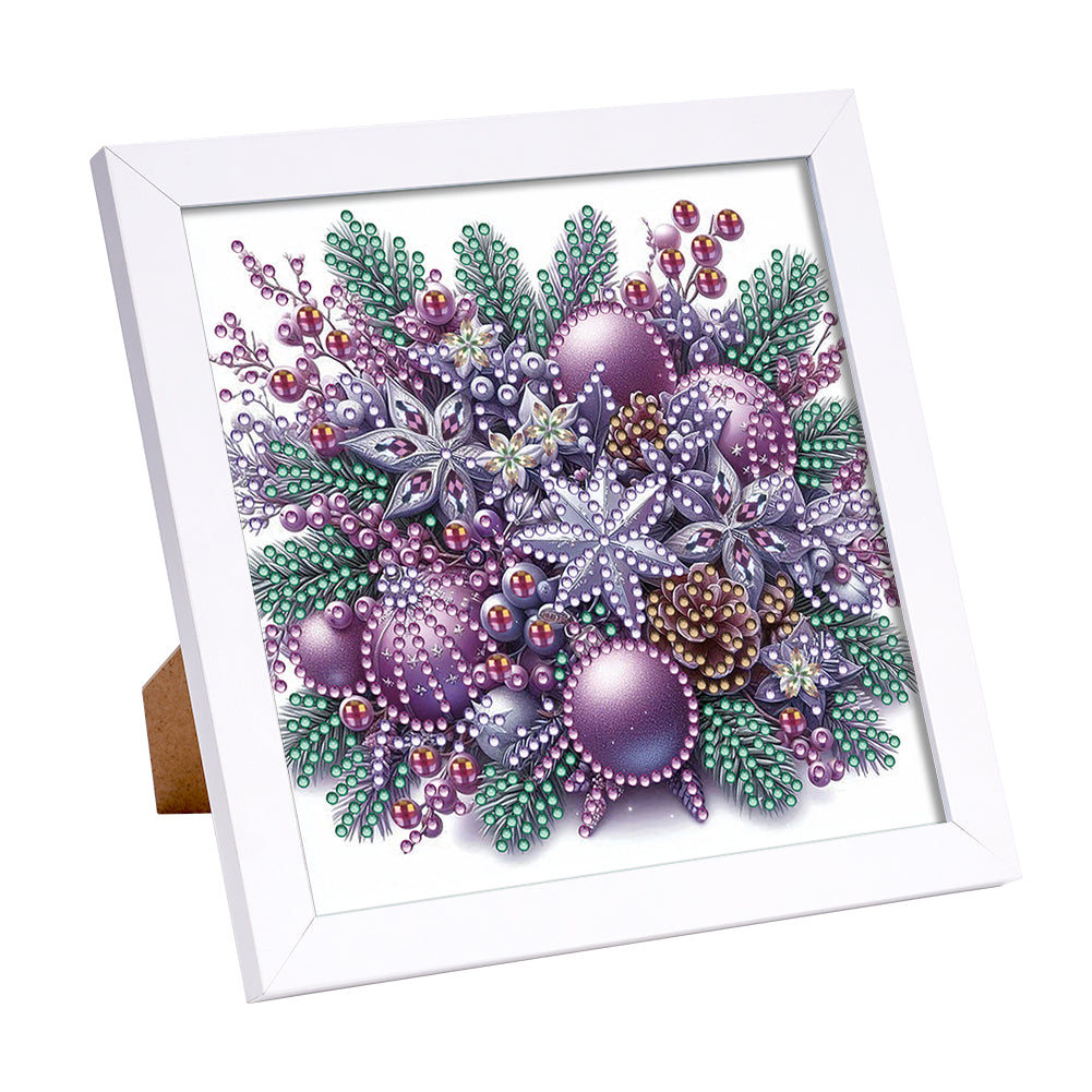 Diamond Painting - Partial Special Shaped - Christmas Decoration (18*18CM)