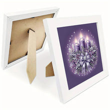 Load image into Gallery viewer, Diamond Painting - Partial Special Shaped - Christmas Candle Bow (18*18CM)
