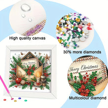 Load image into Gallery viewer, Diamond Painting - Partial Special Shaped - Christmas Letter (18*18CM)
