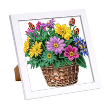 Load image into Gallery viewer, Diamond Painting - Partial Special Shaped - Flower Basket (18*18CM)
