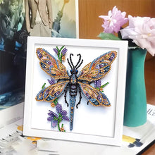 Load image into Gallery viewer, Diamond Painting - Partial Special Shaped - Dragonfly (18*18CM)
