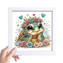 Load image into Gallery viewer, Diamond Painting - Partial Special Shaped - Turtle (18*18CM)

