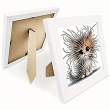 Load image into Gallery viewer, Diamond Painting - Partial Special Shaped - Fried Cat (18*18CM)
