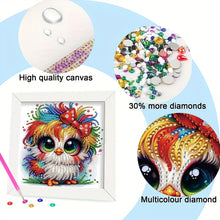 Load image into Gallery viewer, Diamond Painting - Partial Special Shaped - Colorful Chicken (18*18CM)
