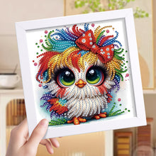 Load image into Gallery viewer, Diamond Painting - Partial Special Shaped - Colorful Chicken (18*18CM)
