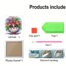 Load image into Gallery viewer, Diamond Painting - Partial Special Shaped - Long-Haired Chicken (18*18CM)
