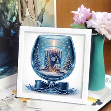 Load image into Gallery viewer, Diamond Painting - Partial Special Shaped - Candle In Cup (18*18CM)
