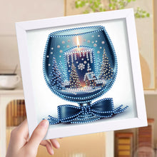 Load image into Gallery viewer, Diamond Painting - Partial Special Shaped - Candle In Cup (18*18CM)
