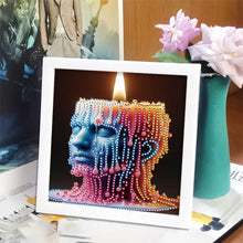 Load image into Gallery viewer, Diamond Painting - Partial Special Shaped - Candle (18*18CM)
