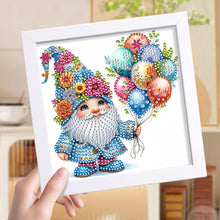Load image into Gallery viewer, Diamond Painting - Partial Special Shaped - Balloon Gnome (18*18CM)
