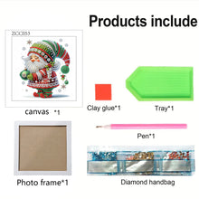 Load image into Gallery viewer, Diamond Painting - Partial Special Shaped - Christmas Gnome (18*18CM)

