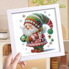 Load image into Gallery viewer, Diamond Painting - Partial Special Shaped - Christmas Gnome (18*18CM)
