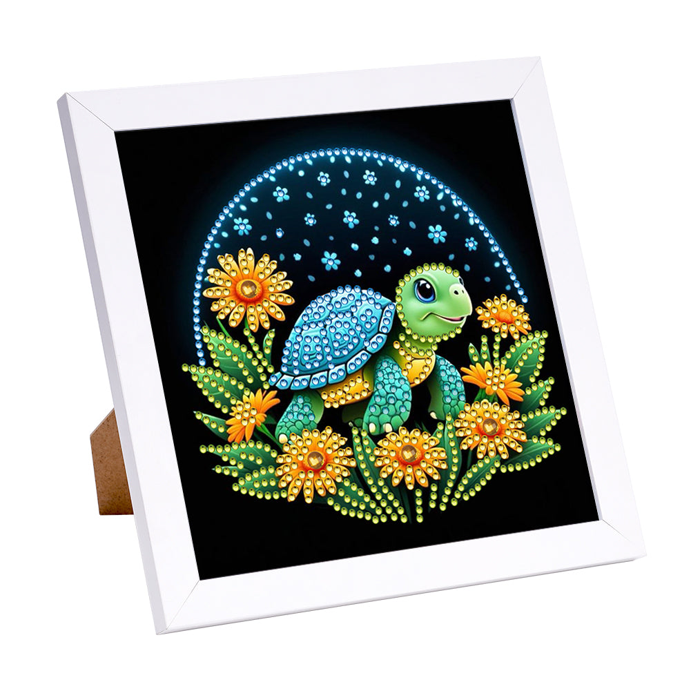 Diamond Painting - Partial Special Shaped - Turtle (18*18CM)
