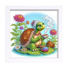 Load image into Gallery viewer, Diamond Painting - Partial Special Shaped - Grandma Turtle (18*18CM)
