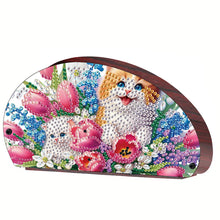 Load image into Gallery viewer, Wooden Animals DIY Rhinestones Storage Holder Diamond Painting Organizer Rack
