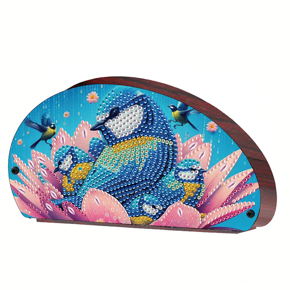 Wooden Animals DIY Rhinestones Storage Holder Diamond Painting Organizer Rack