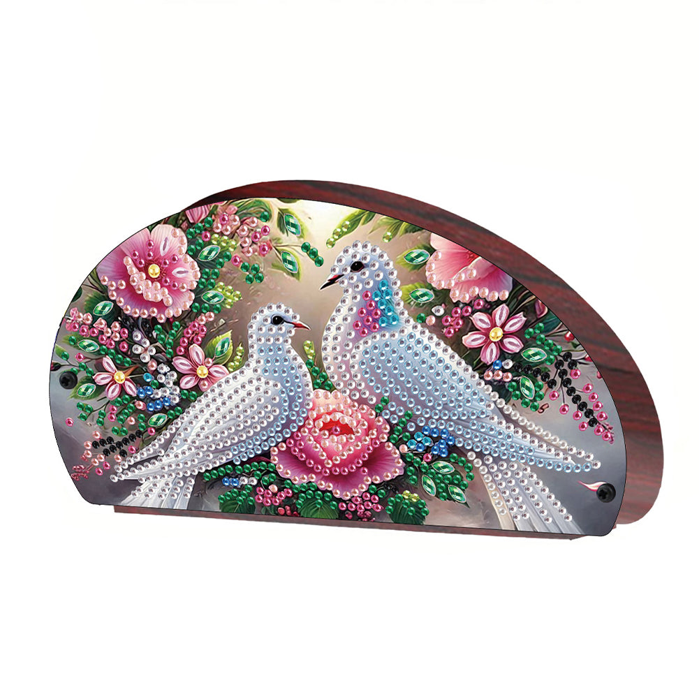 Wooden Animals DIY Rhinestones Storage Holder Diamond Painting Organizer Rack