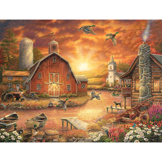 Diamond Painting - Full Square - Rural House (40*30CM)