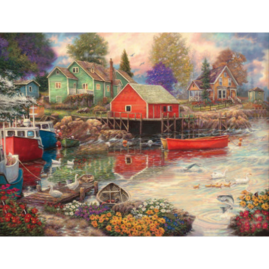 Diamond Painting - Full Square - Rural House (40*30CM)