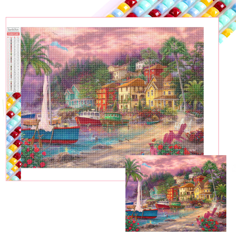 Diamond Painting - Full Square - Rural House (40*30CM)