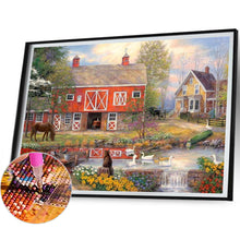 Load image into Gallery viewer, Diamond Painting - Full Square - Rural House (40*30CM)
