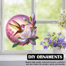 Load image into Gallery viewer, Acrylic Diamond Painting Hanging Pendant Diamond Art Window Pendants (A)
