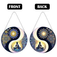 Load image into Gallery viewer, Acrylic Diamond Painting Hanging Pendant Diamond Art Window Pendants (B)
