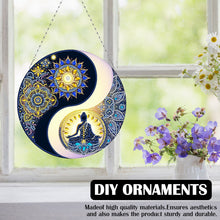 Load image into Gallery viewer, Acrylic Diamond Painting Hanging Pendant Diamond Art Window Pendants (B)
