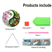 Load image into Gallery viewer, Acrylic Diamond Painting Hanging Pendant Diamond Art Window Pendants (K)
