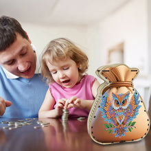 Load image into Gallery viewer, Acrylic Wooden Cat DIY Money Storage Box Diamond Art Decors for Adults Beginners
