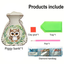 Load image into Gallery viewer, Acrylic Wooden Cat DIY Money Storage Box Diamond Art Decors for Adults Beginners
