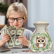 Load image into Gallery viewer, Acrylic Wooden Cat DIY Money Storage Box Diamond Art Decors for Adults Beginners
