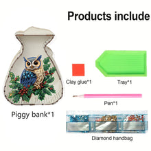 Load image into Gallery viewer, Acrylic Wooden Cat DIY Money Storage Box Diamond Art Decors for Adults Beginners
