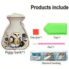 Load image into Gallery viewer, Acrylic Wooden Cat DIY Money Storage Box Diamond Art Decors for Adults Beginners
