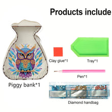 Load image into Gallery viewer, Acrylic Wooden Cat DIY Money Storage Box Diamond Art Decors for Adults Beginners
