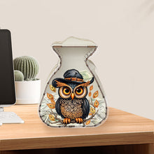 Load image into Gallery viewer, Acrylic Wooden Cat DIY Money Storage Box Diamond Art Decors for Adults Beginners
