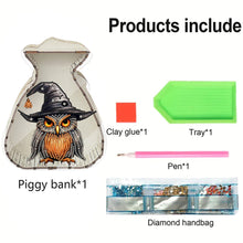 Load image into Gallery viewer, Acrylic Wooden Cat DIY Money Storage Box Diamond Art Decors for Adults Beginners
