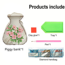 Load image into Gallery viewer, Acrylic Wooden Cat DIY Money Storage Box Diamond Art Decors for Adults Beginners
