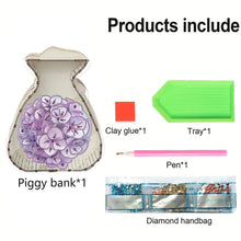 Load image into Gallery viewer, Acrylic Wooden Cat DIY Money Storage Box Diamond Art Decors for Adults Beginners
