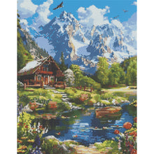 Load image into Gallery viewer, Diamond Painting - Full Round - Landscape House (40*50CM)
