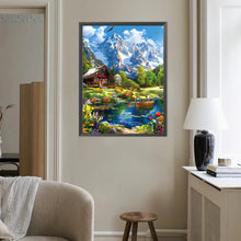 Load image into Gallery viewer, Diamond Painting - Full Round - Landscape House (40*50CM)
