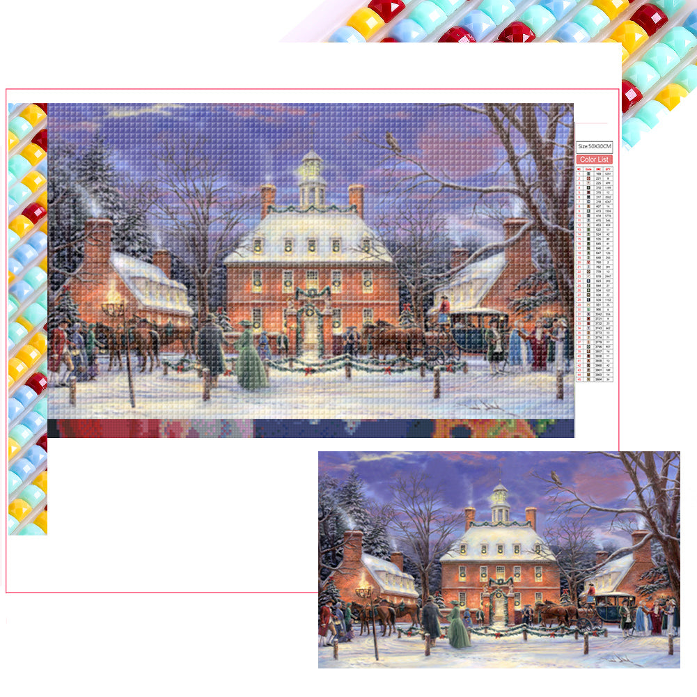 Diamond Painting - Full Square - Castle (50*30CM)